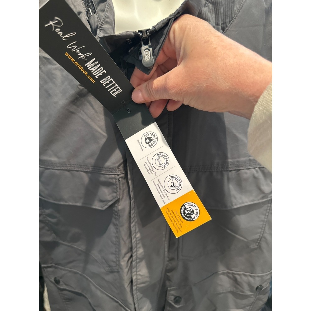Dri-Duck 5325 Field Jacket Men's 3XL Charcoal Grey Work Utility Coat NWT - Picture 6 of 9